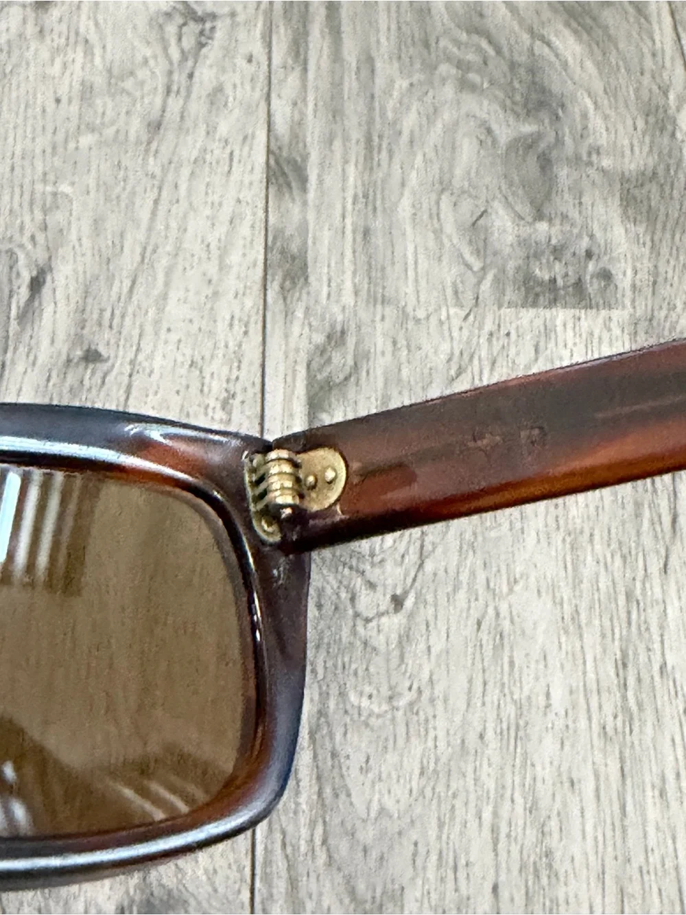 Tart Optical OTE Tortoiseshell Square Frame Sunglasses 1950 Vintage USA